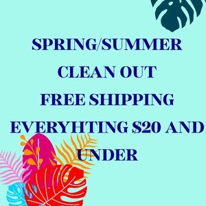 Spring/Summer Clean Out Sale